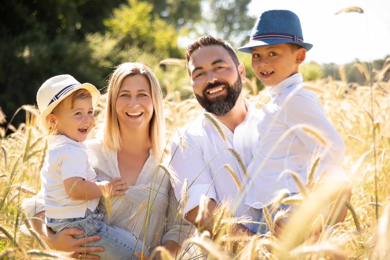 Familienshooting im Kornfeld in Heusenstamm